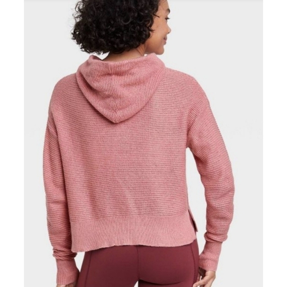 All in Motion Hooded Pullover Sweater Rose Size XS - Picture 2 of 12